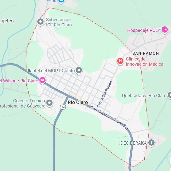 Río Claro local map